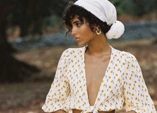 Woman with headscarf