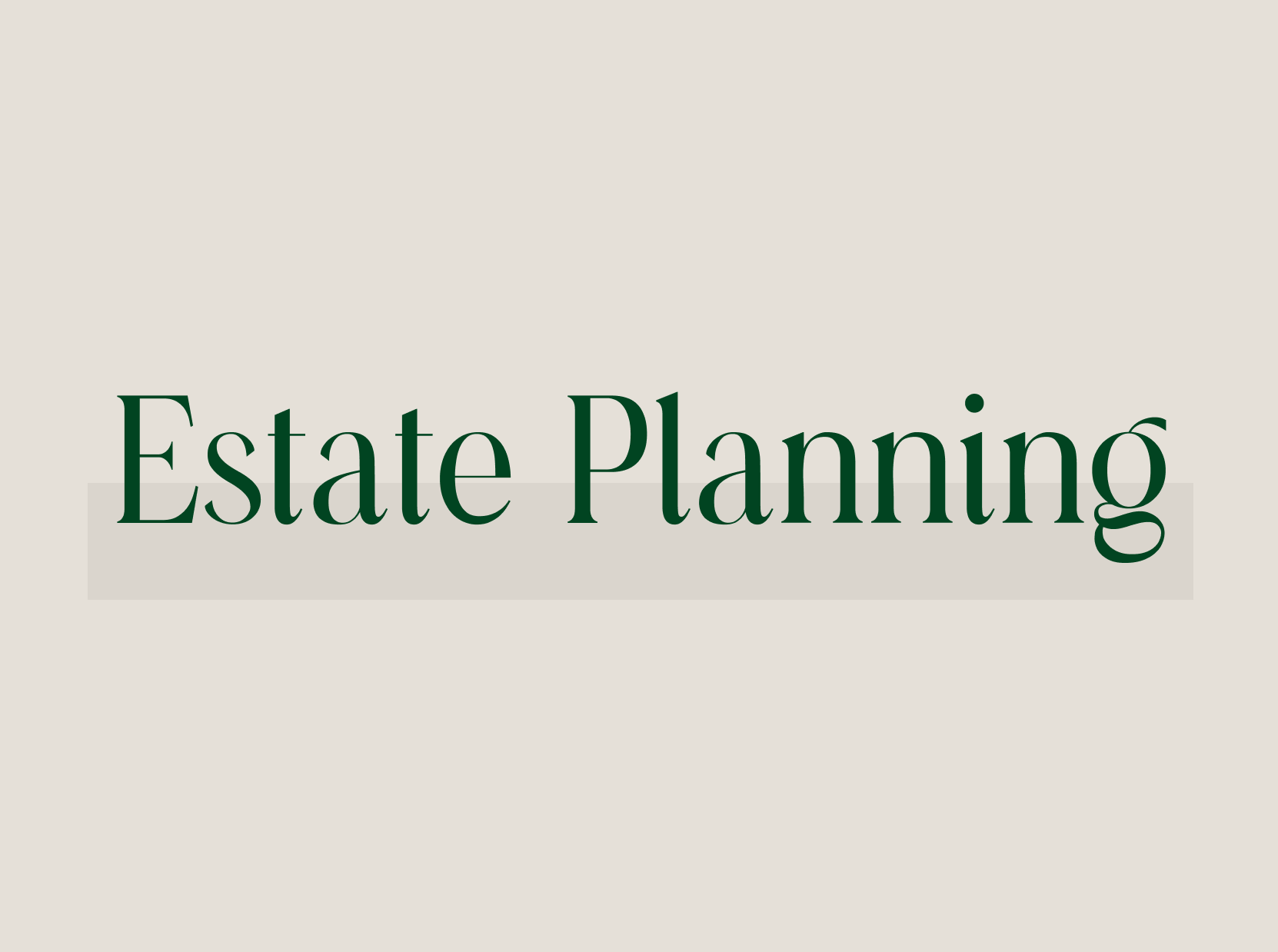 Estate Planning