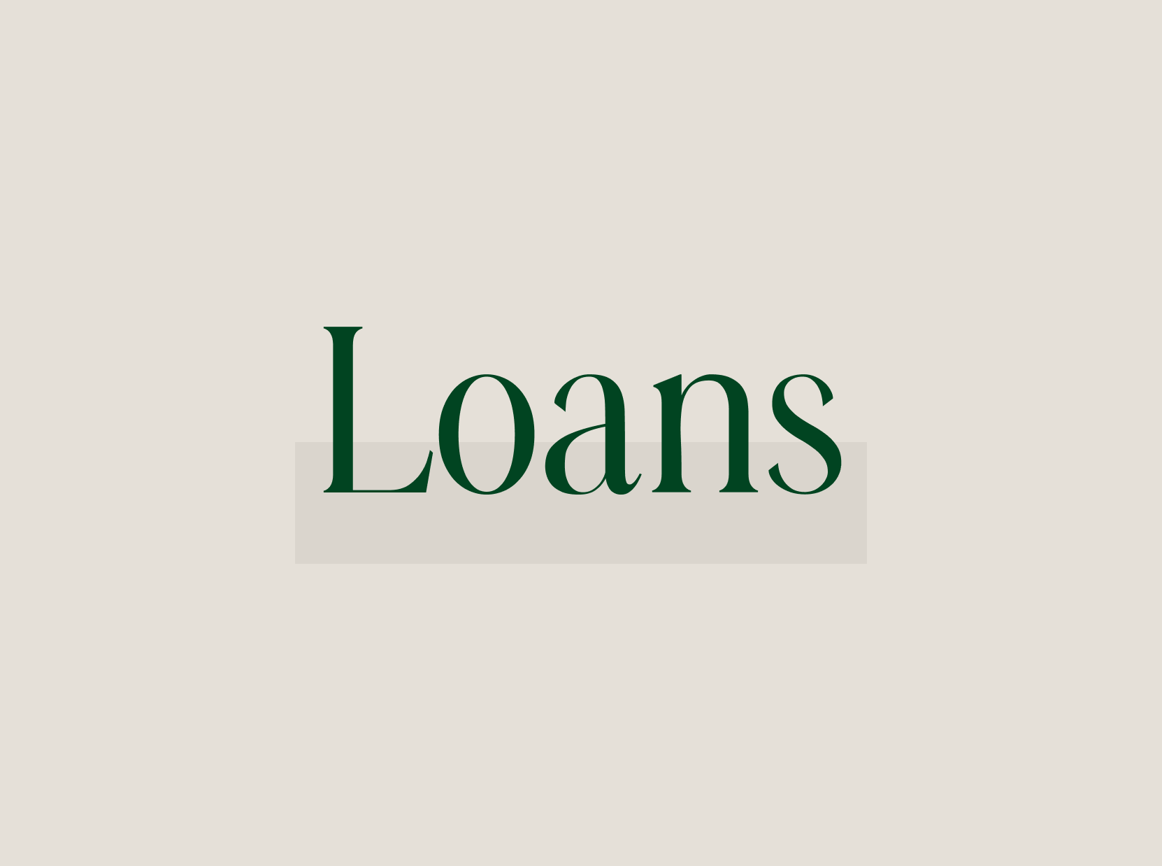 Loans Guidance 