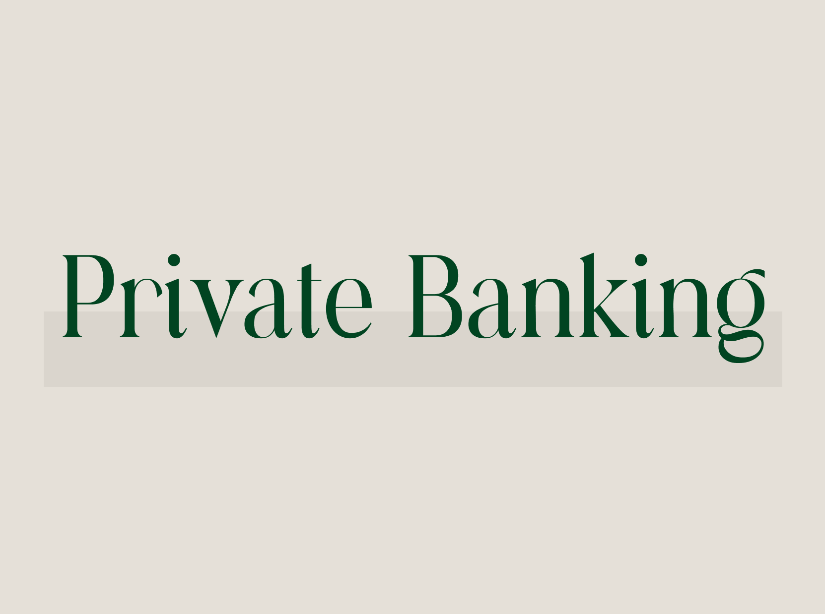 Private Banking Guidance 